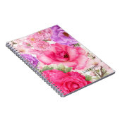 Personalisiertes Blumendesign Notizblock (Rechte Seite)