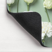 Personalisiertes Blumenfoto Modern Mousepad (Ecke)
