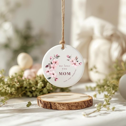 Personalisiertes Blumengeschenk zum Muttertag Ornament