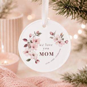 Personalisiertes Blumengeschenk zum Muttertag Ornament