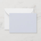 Personalisiertes Blumengeschirr Mitteilungskarte (Rückseite)