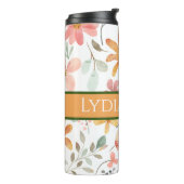 Personalisiertes Blumengetränk Thermosbecher (Nach links gedreht)