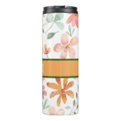 Personalisiertes Blumengetränk Thermosbecher (Rückseite)