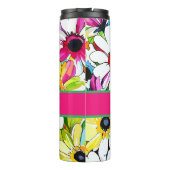 Personalisiertes Blumengetränk Thermosbecher (Rückseite)