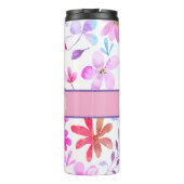 Personalisiertes Blumengetränk Thermosbecher (Rückseite)