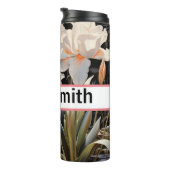 Personalisiertes Blumengetränk Thermosbecher (Nach rechts gedreht)