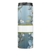 Personalisiertes Blumengetränk Thermosbecher (Rückseite)