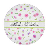 Personalisiertes Blumenglas - Geschenk Schneidebrett (Vorderseite)