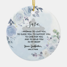 Personalisiertes Blumengottvaterversprechen an God