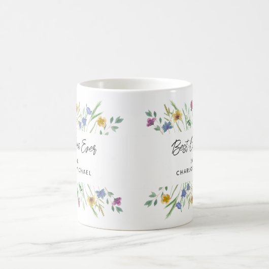 Personalisiertes Blumengranma Kaffeetasse (Mittel)