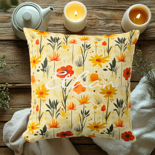 Personalisiertes Blumenkissen mit inspirierendem Z Kissen