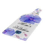 Personalisiertes Blumenkoppeln - Geschenk für sie Schneidebrett (Ecke)