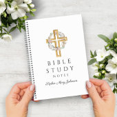 Personalisiertes Blumenkreuz Notizblock