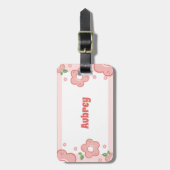 Personalisiertes Blumenlager Gepäckanhänger (Vorderseite vertikal)