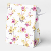 Personalisiertes Blumenmuster Heißluftballon Geschenkschachtel (Rückseite)