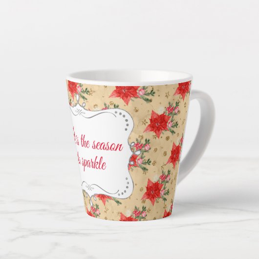 Personalisiertes Blumenmuster Milchtasse (Rechte Ecke)