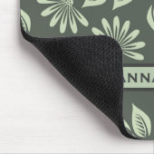 Personalisiertes Blumenmuster Mousepad (Ecke)