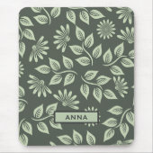 Personalisiertes Blumenmuster Mousepad (Vorne)