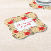 Personalisiertes Blumenmuster Untersetzer (angewinkelt)