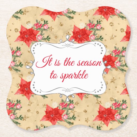 Personalisiertes Blumenmuster Untersetzer (Vorderseite)