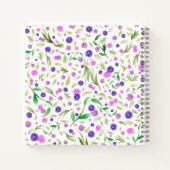 Personalisiertes BlumenNotebook - Benutzerdefinier Notizblock (Rückseite)