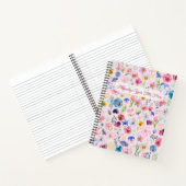 Personalisiertes BlumenNotebook - Farbenfrohe Blos Notizblock (Innenseite)