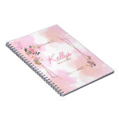 Personalisiertes BlumenNotebook Notizblock (Rechte Seite)