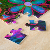 Personalisiertes Blumenpuzzle Puzzle (Seite)