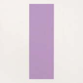 Personalisiertes Blumenrosa Lila Farbgebung Yogamatte (Rückseite)