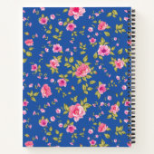 Personalisiertes Blumenschrift Notizblock (Rückseite)