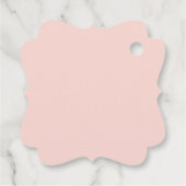 Personalisiertes Blumenwasser-Geschenkstück Geschenkanhänger (Rückseite)