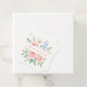 Personalisiertes Blumenwasser-Geschenkstück Geschenkanhänger (Beispiel)