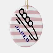Personalisiertes BobSledding Ornament (Rechts)