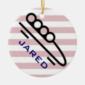 Personalisiertes BobSledding Ornament (Vorne)