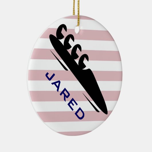 Personalisiertes BobSledding Ornament (Rechts)