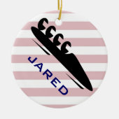 Personalisiertes BobSledding Ornament (Vorne)