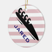 Personalisiertes BobSledding Ornament (Links)
