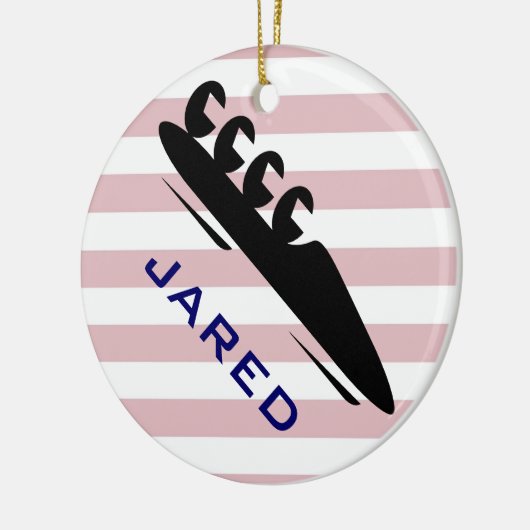 Personalisiertes BobSledding Ornament (Links)