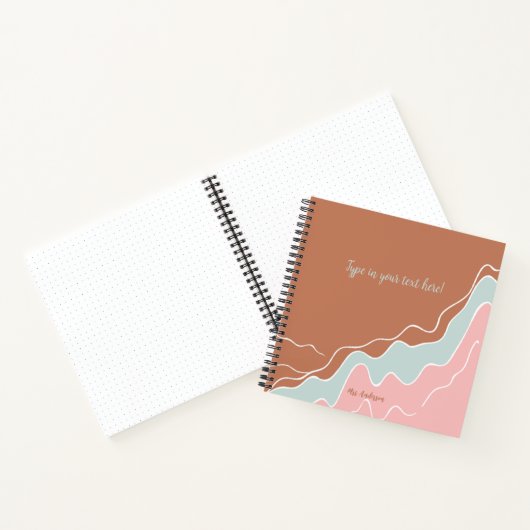 personalisiertes Bohemisches Geschenk Notizblock (Innenseite)