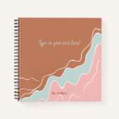 personalisiertes Bohemisches Geschenk Notizblock (Vorderseite)