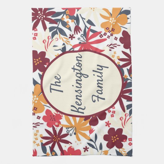 Personalisiertes Bohemisches Küchentuch (Vertikal)