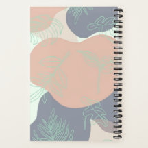 Personalisiertes Boho Floral Spiral Notebook