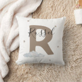 Personalisiertes Boho-Kinderzimmer-Kissen mit Buch Kissen (Decke)