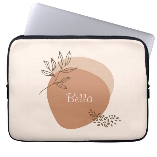 Personalisiertes Boho Laptopschutzhülle (Vorderseite)