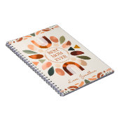 Personalisiertes Boho-Mutter-Notizbuch-Geschenk Notizblock (Rechte Seite)