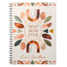 Personalisiertes Boho-Mutter-Notizbuch-Geschenk Notizblock