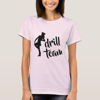 Personalisiertes Bohrgerät-Team-Mädchen T-Shirt