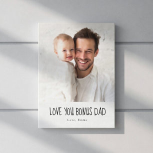 Personalisiertes Bonus-Daddy-Foto Individuelles Leinwanddruck