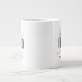 Personalisiertes Booktrovert-Geschenk für Buchlieb Jumbo-Tasse (Vorderseite)