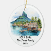 Personalisiertes Bora-Ornament, Ozeanien Keramik Ornament (Links)